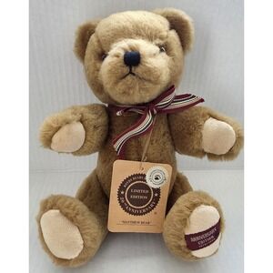 Boyds Bears Matthew Bear 20th Anniversary Limited Edition Jointed 1999 VTG